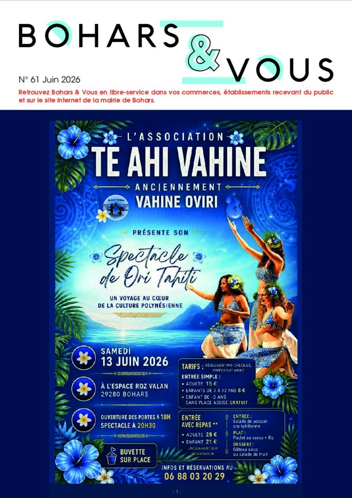 Image du document BOHARS ET VOUS N 61 JUIN 2026